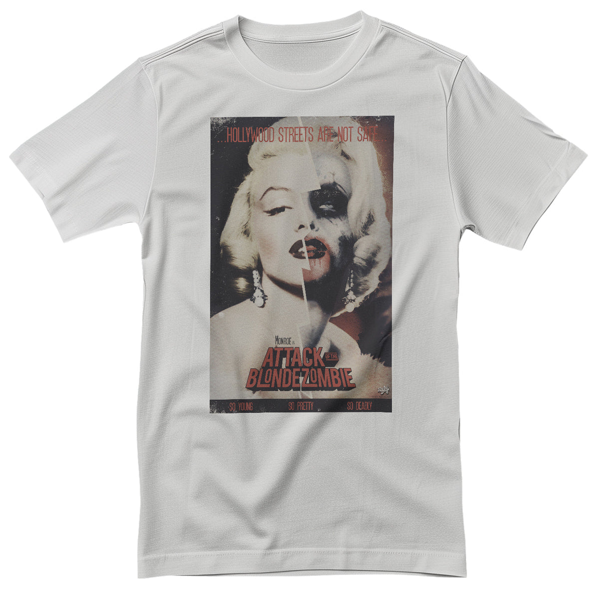 Monroe In Attack Of The Blonde Zombie T-Shirt – T-shirt