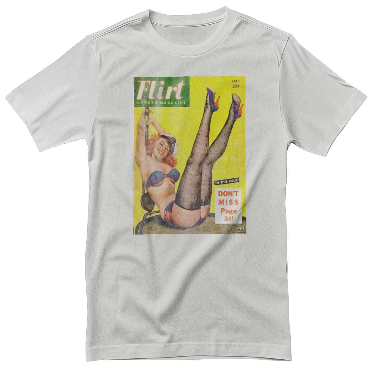 Flirt Magazine - Sailor Pin-Up T-Shirt – T-shirt