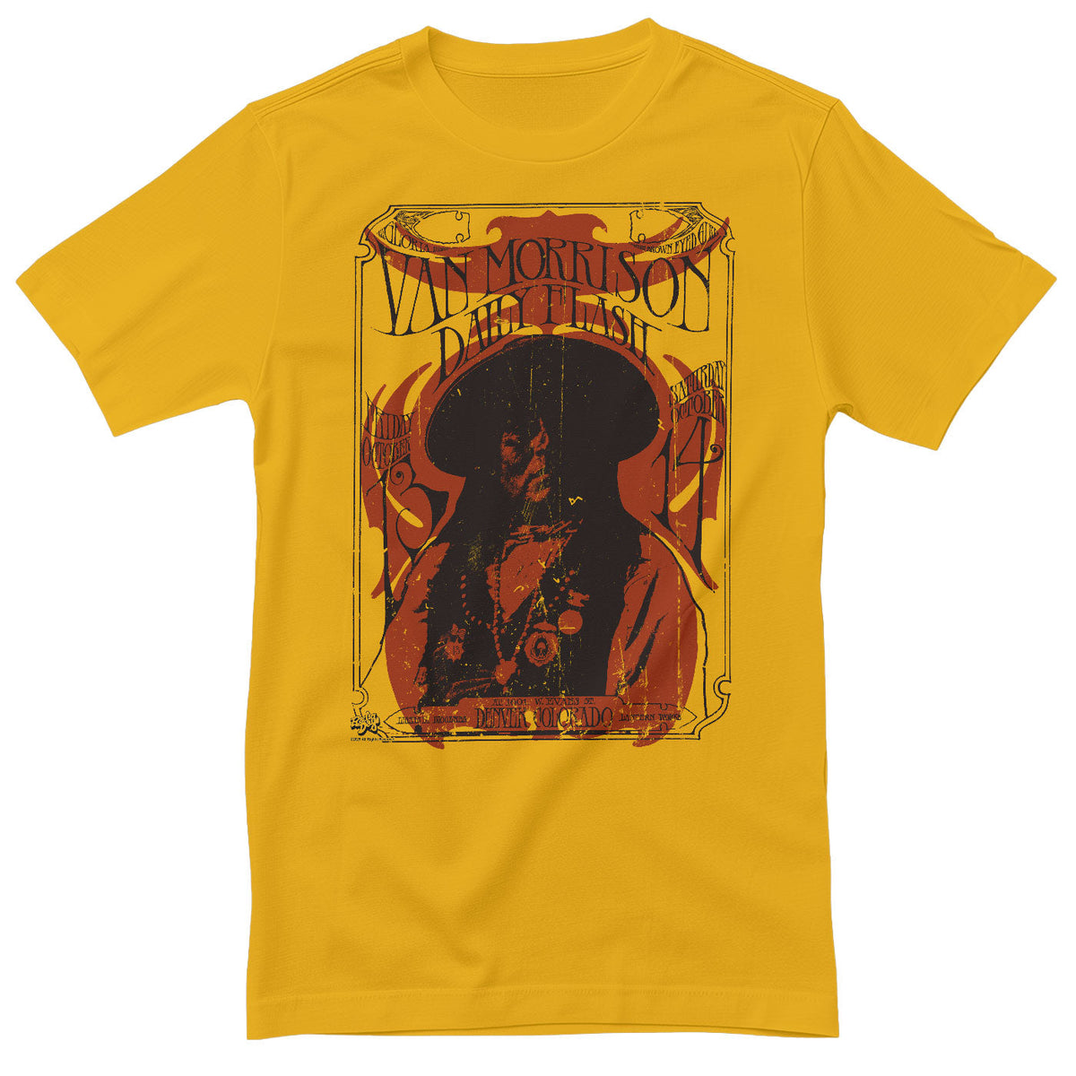 Van Morrison - Daily Flash Poster T-Shirt – T-shirt