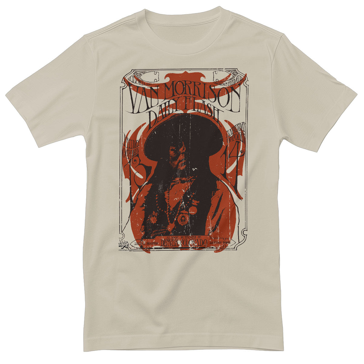 Van Morrison - Daily Flash Poster T-Shirt – T-shirt