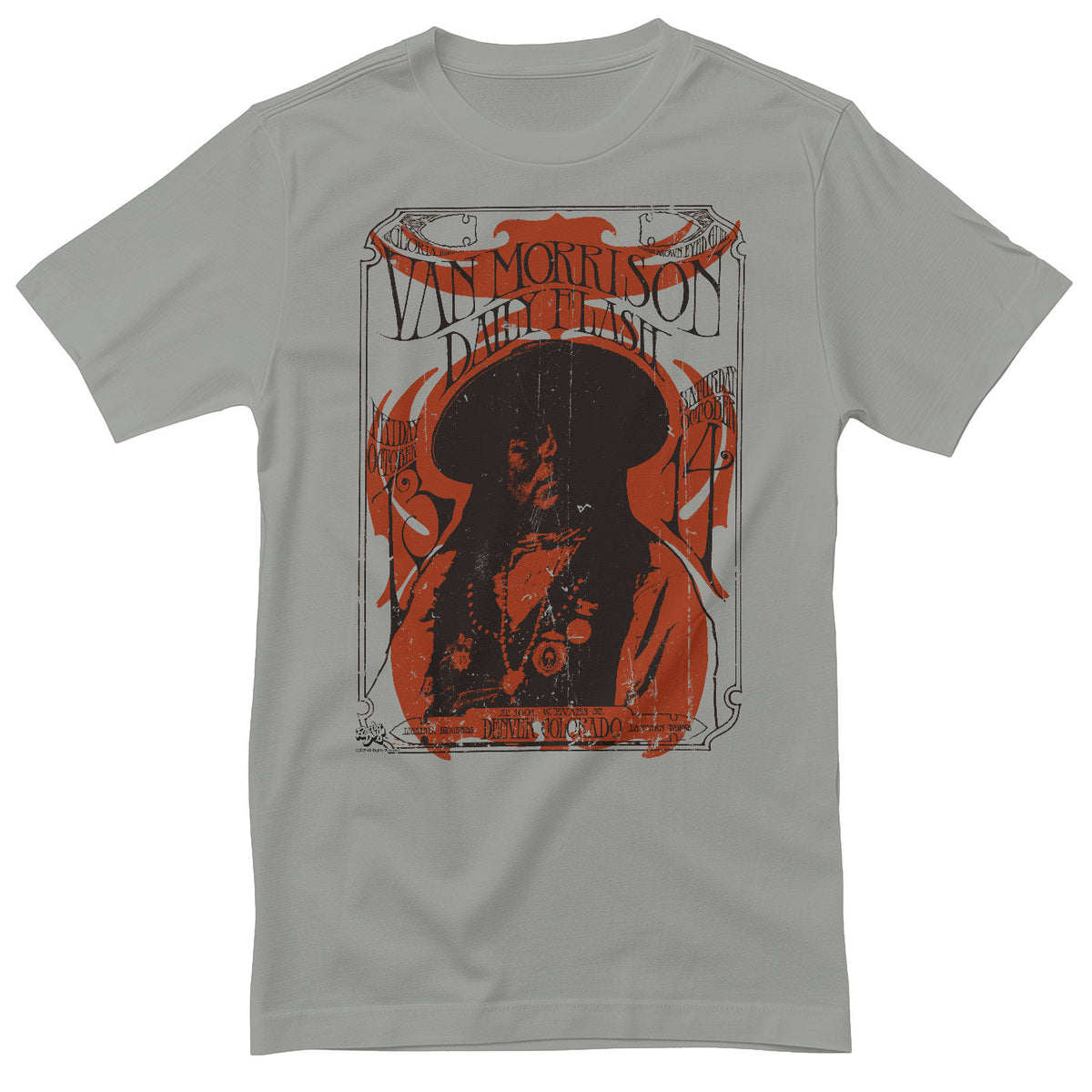 Van Morrison - Daily Flash Poster T-Shirt – T-shirt