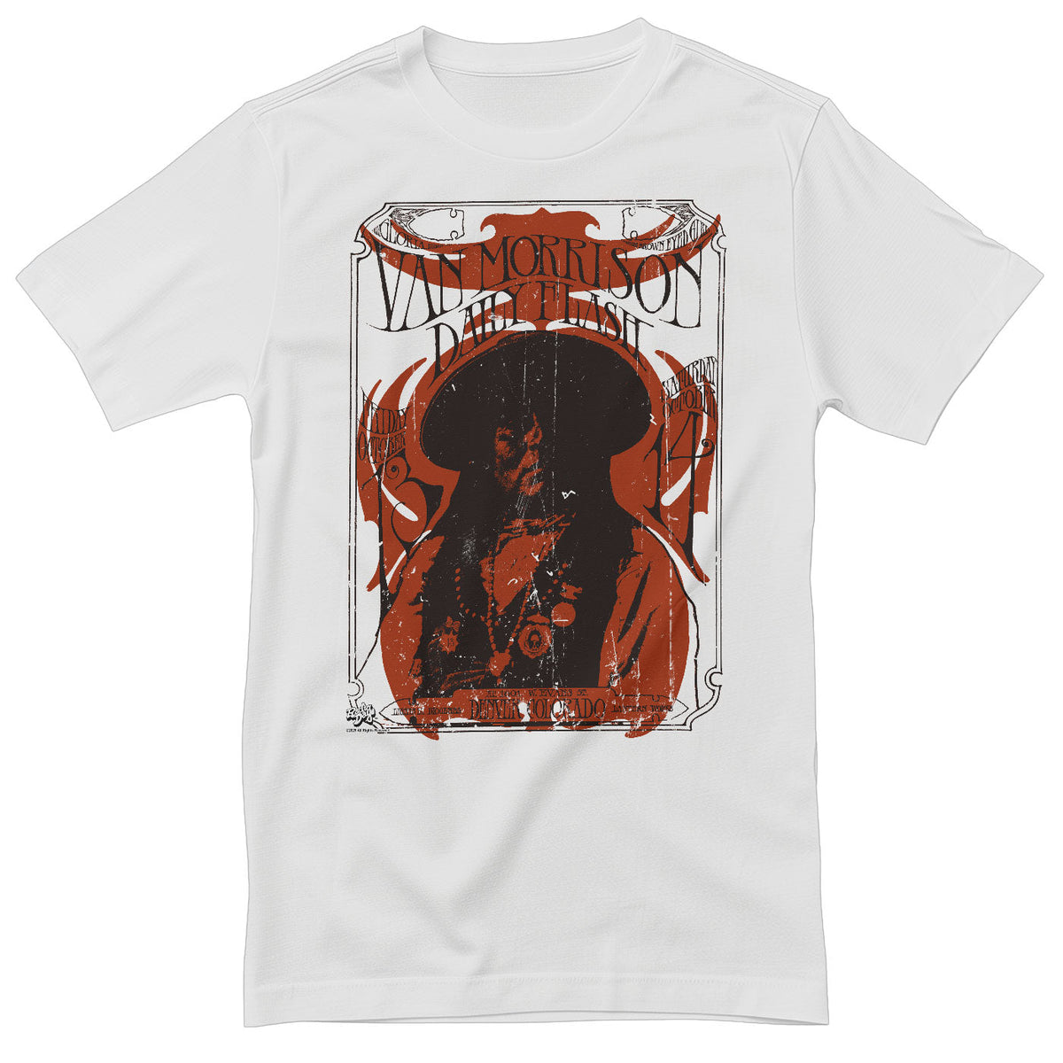 Van Morrison - Daily Flash Poster T-Shirt – T-shirt