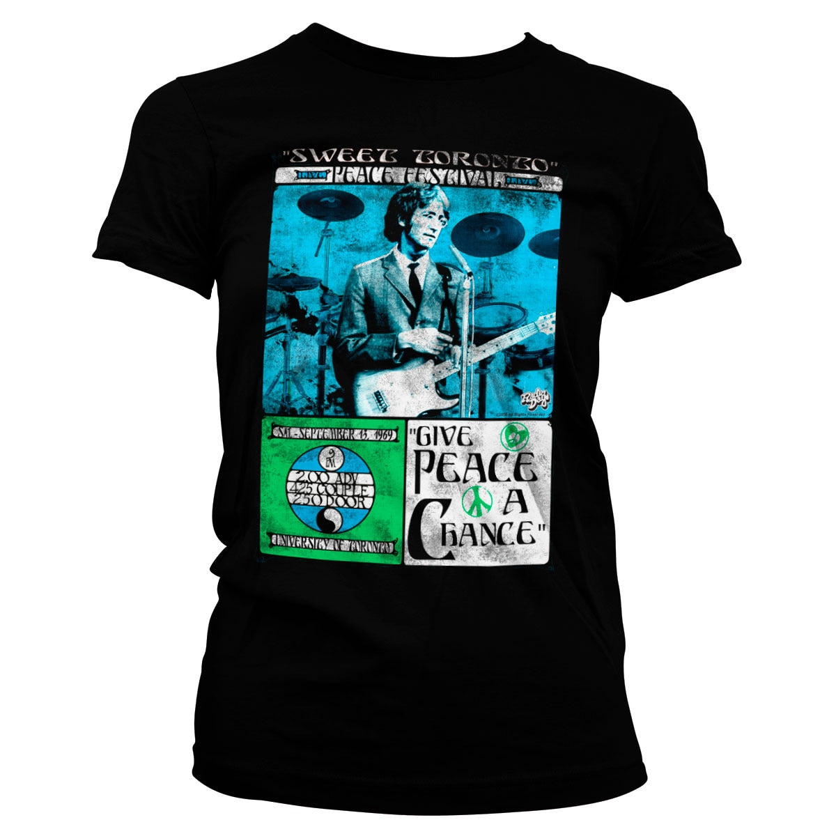 John Lennon - Toronto Peace Festival Girly Tee – T-shirt femme