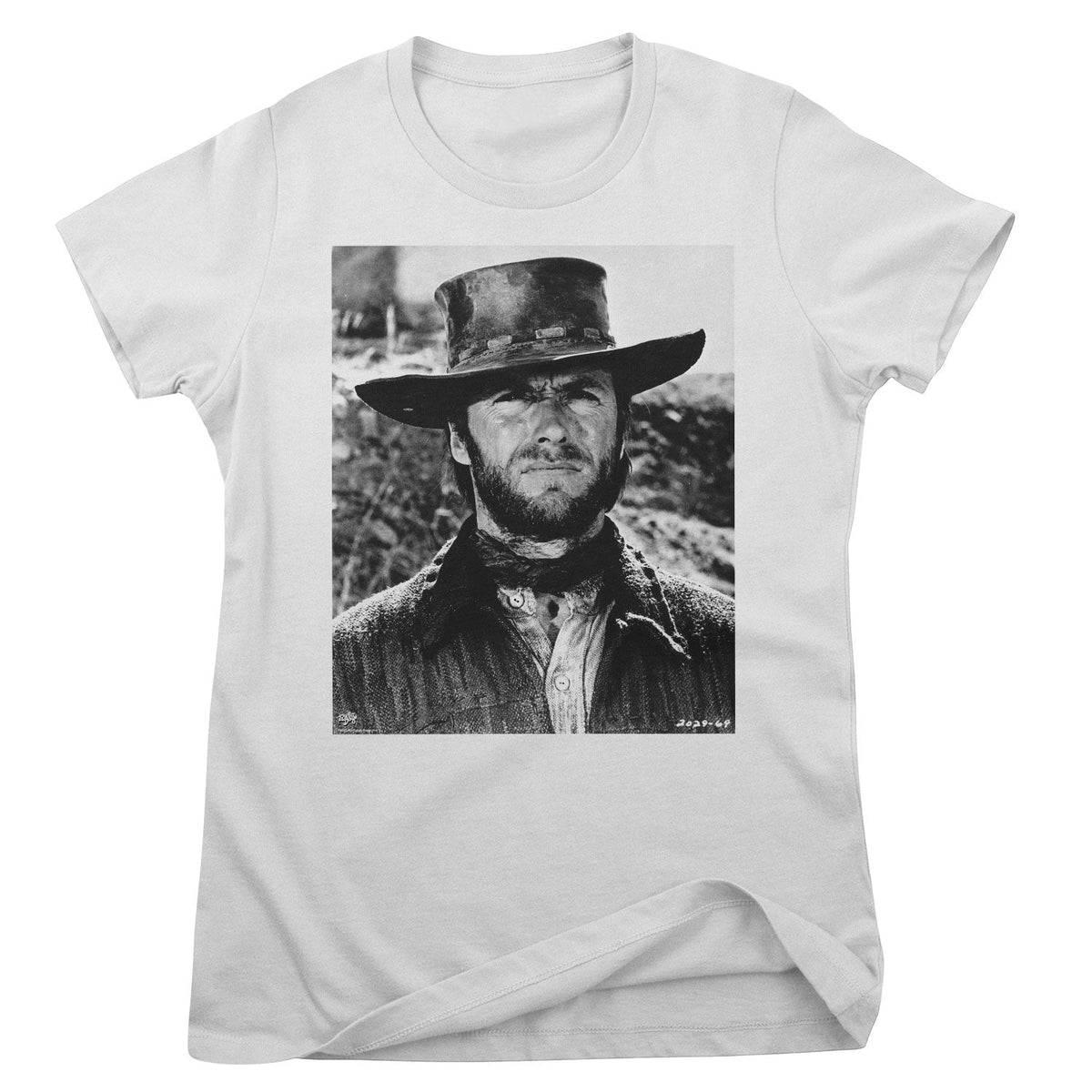 Clint Eastwood Cowboy Portrait Girly Tee – T-shirt femme