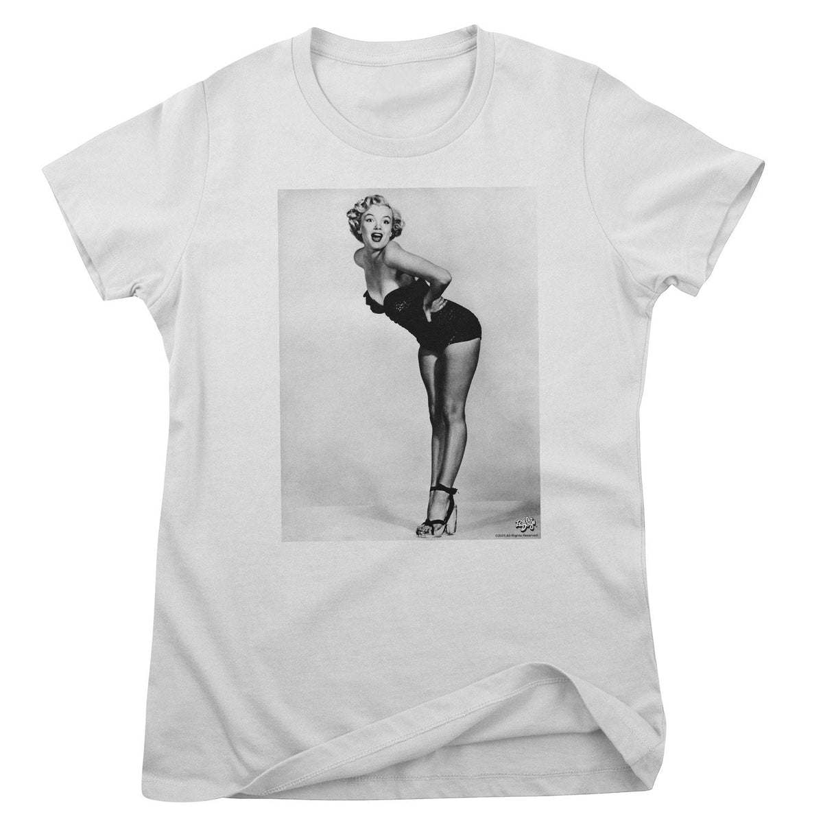 Marilyn Monroe Bathing Suit Pose Portrait Girly Tee – T-shirt femme