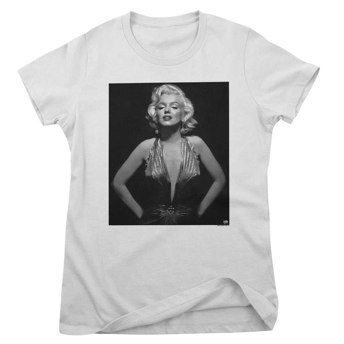 Marilyn Monroe - Fancy Low Cut  Portrait Girly Tee – T-shirt femme