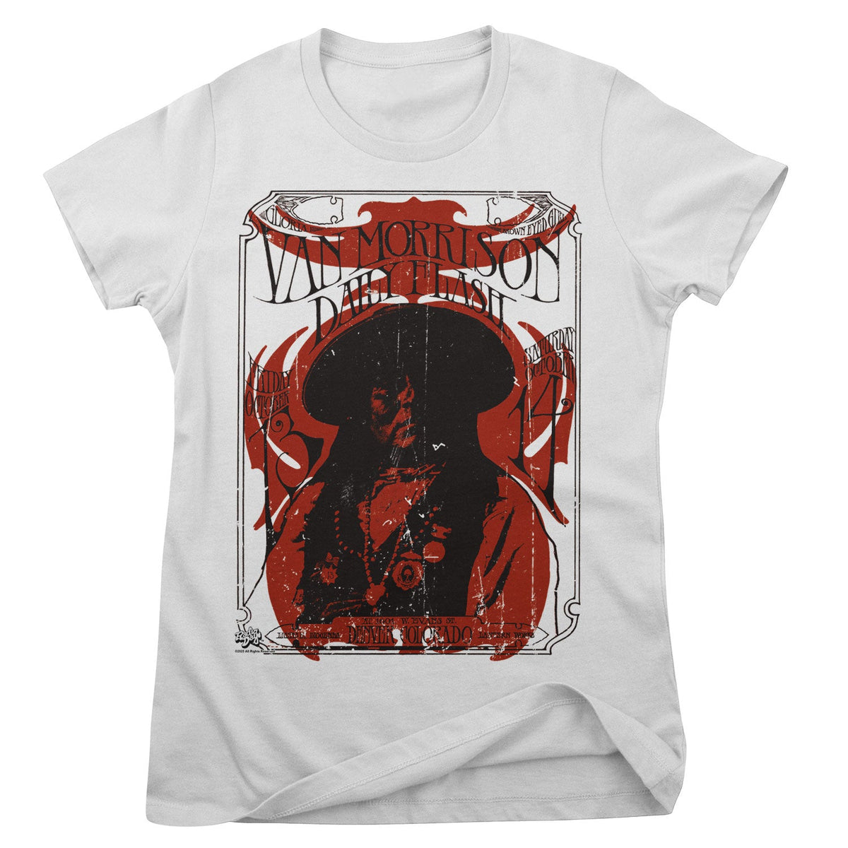 Van Morrison - Daily Flash Poster Girly Tee – T-shirt femme