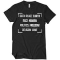 Birthplace - Earth T-Shirt – T-shirt