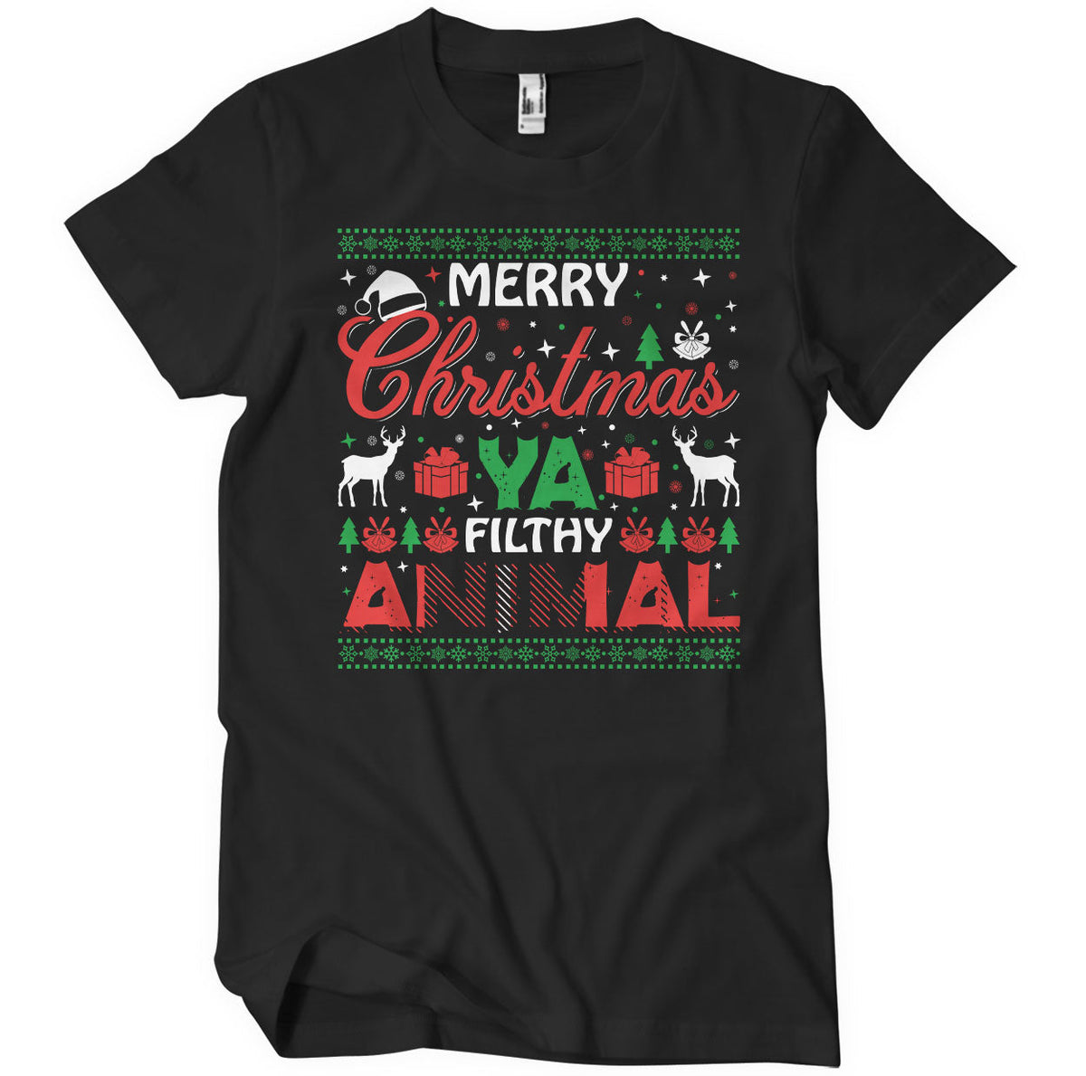 Merry Christmas Ya Filthy Animal T-Shirt – T-shirt