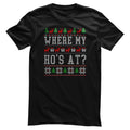 Where My Ho's At Christmas Pattern Tee – T-shirt
