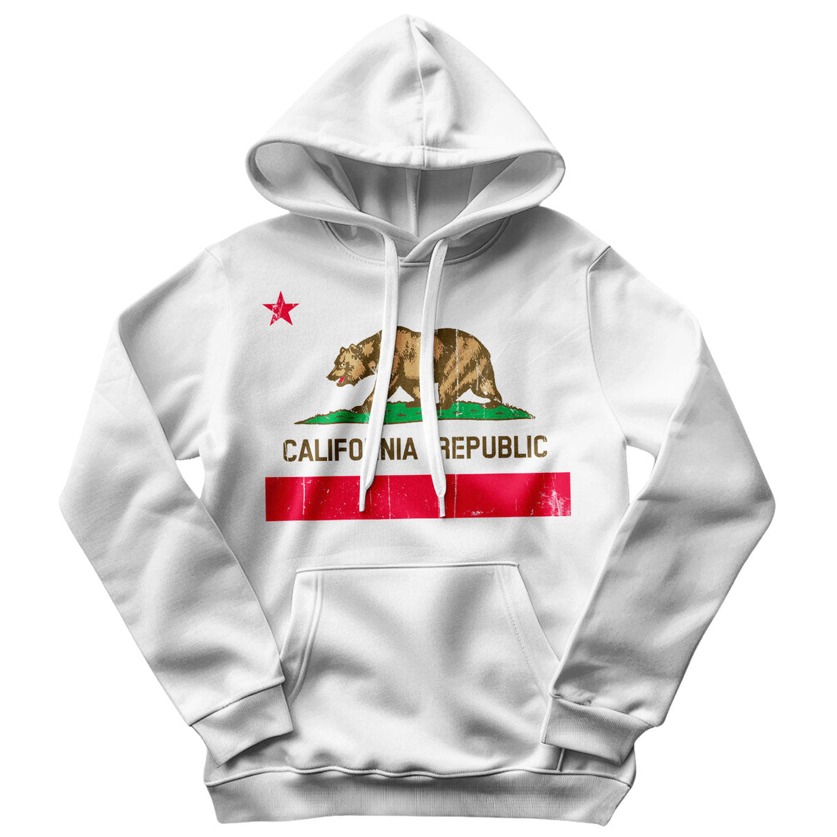 California Republic Flag Hoodie – Sweat à capuche