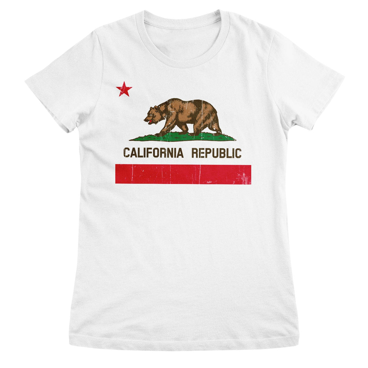 California Republic Flag Girly Tee – T-shirt femme