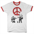 Soldiers Painting CND Sign Ringer Tee – T-shirt ringer