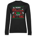 Merry Christmas Ya Filthy Animal Girly Sweatshirt – Sweat femme