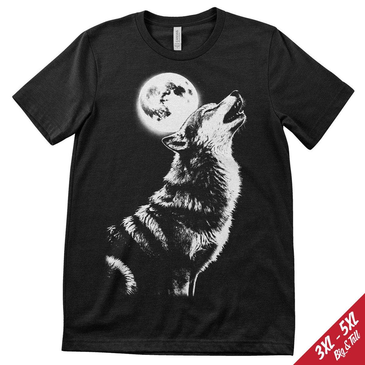 Wolf Howl Big & Tall T-Shirt – T-shirt grande taille