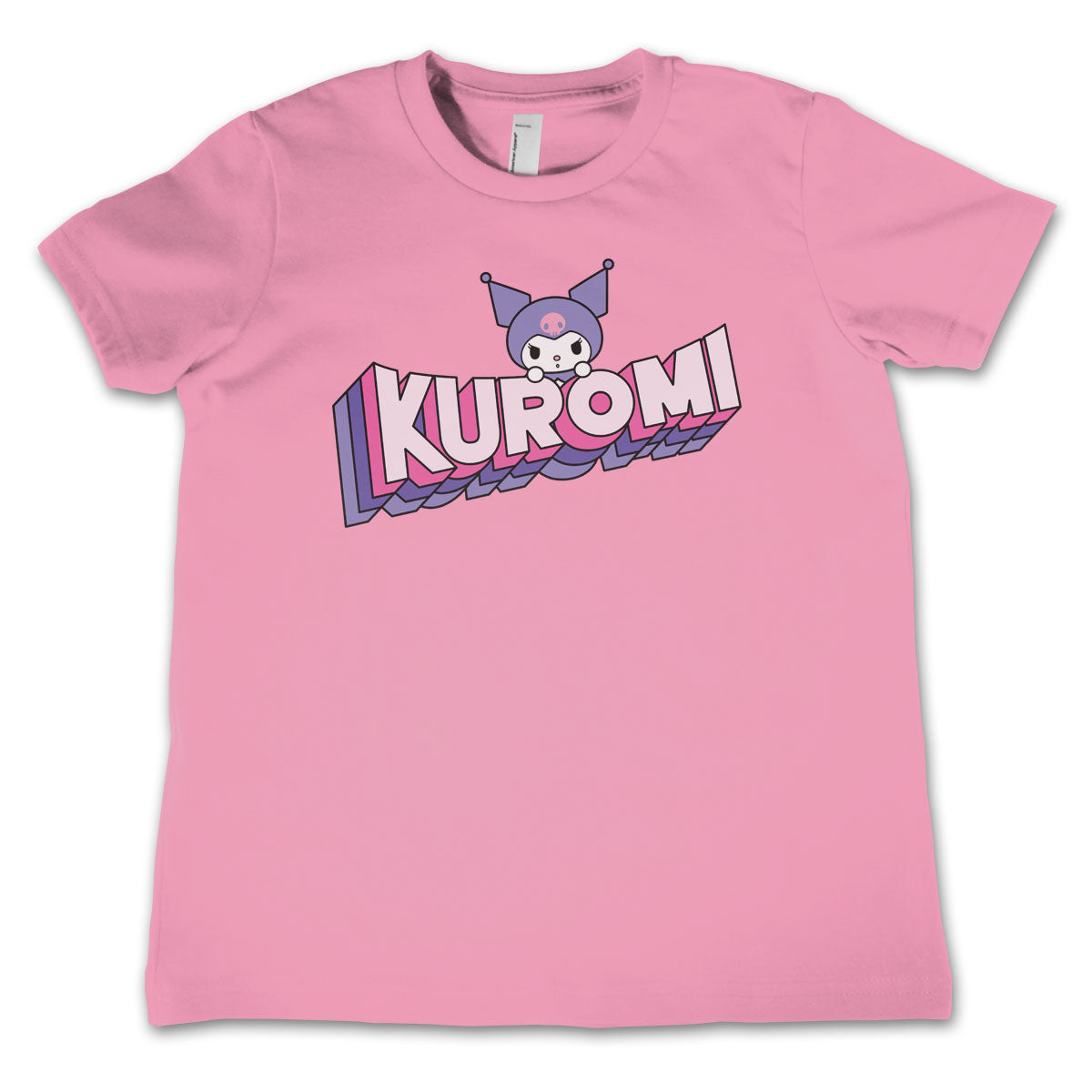 Kuromi Retro Pop Logo Kids Tee – T-shirt enfant