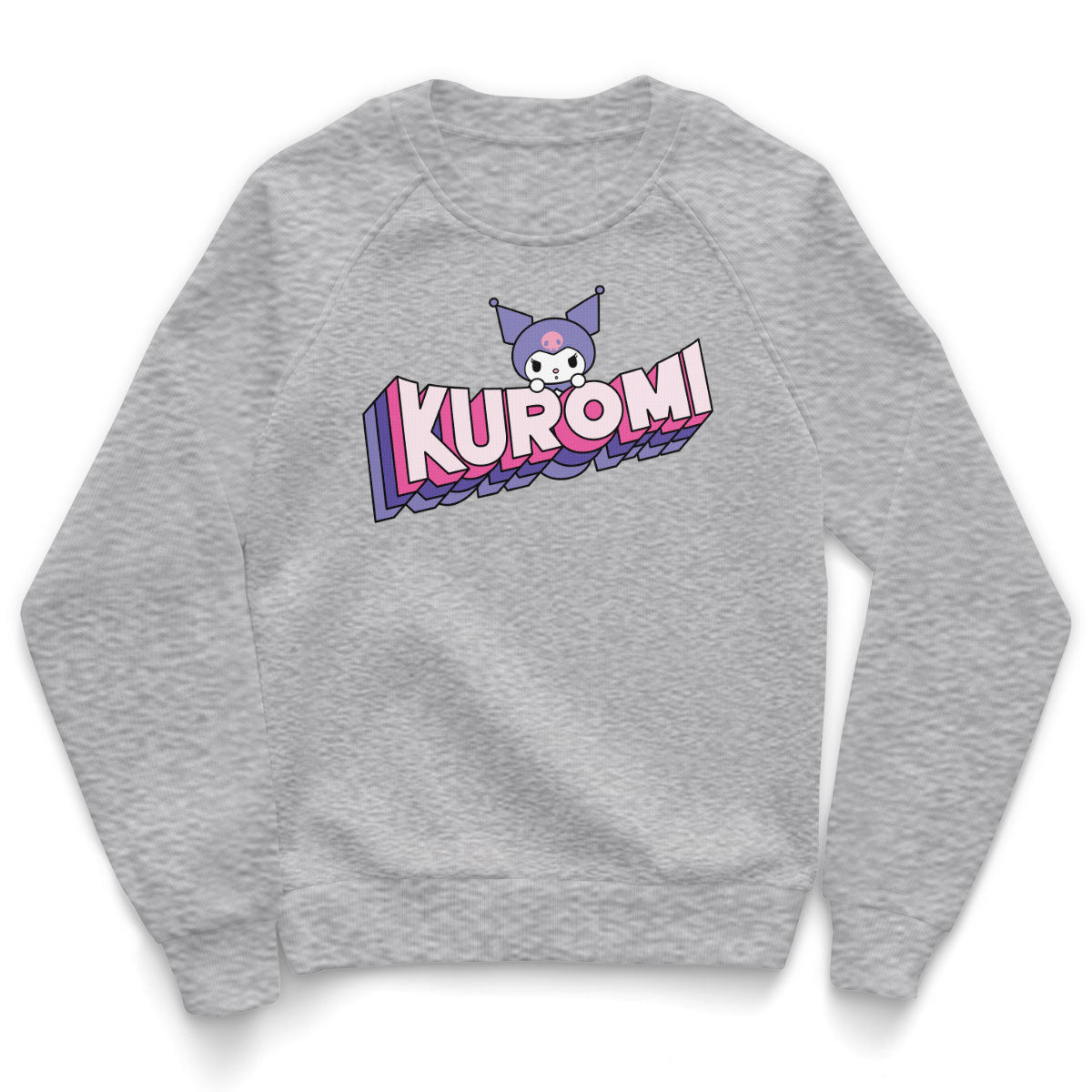 Kuromi Retro Pop Logo Kids Sweatshirt – Sweat enfant