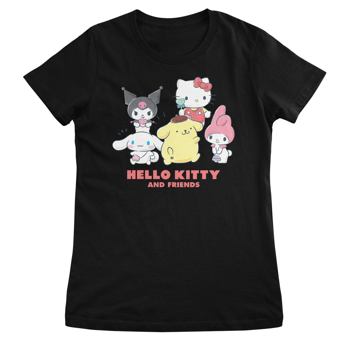 Hello Kitty and Friends Sketch Girly Tee – T-shirt femme