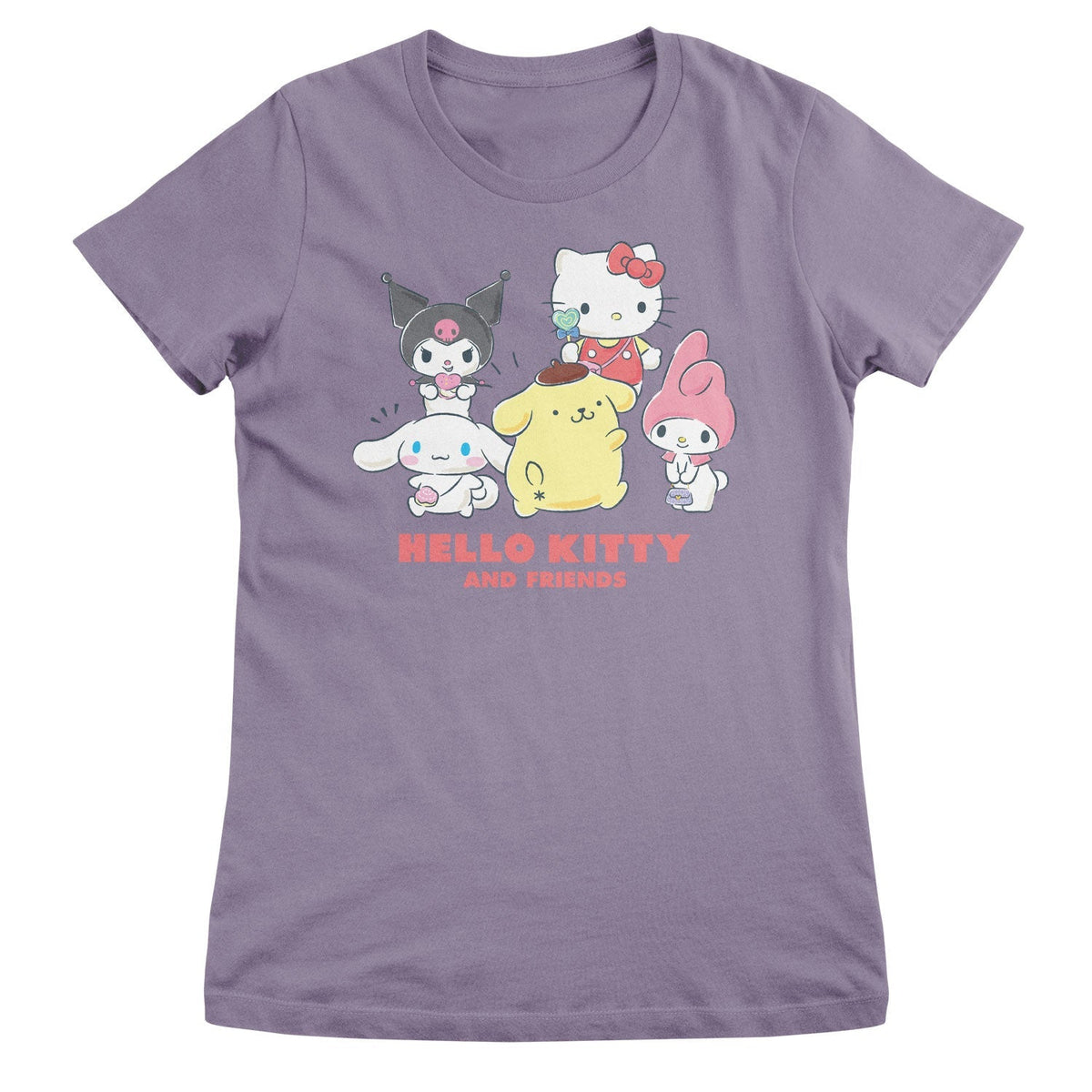 Hello Kitty and Friends Sketch Girly Tee – T-shirt femme