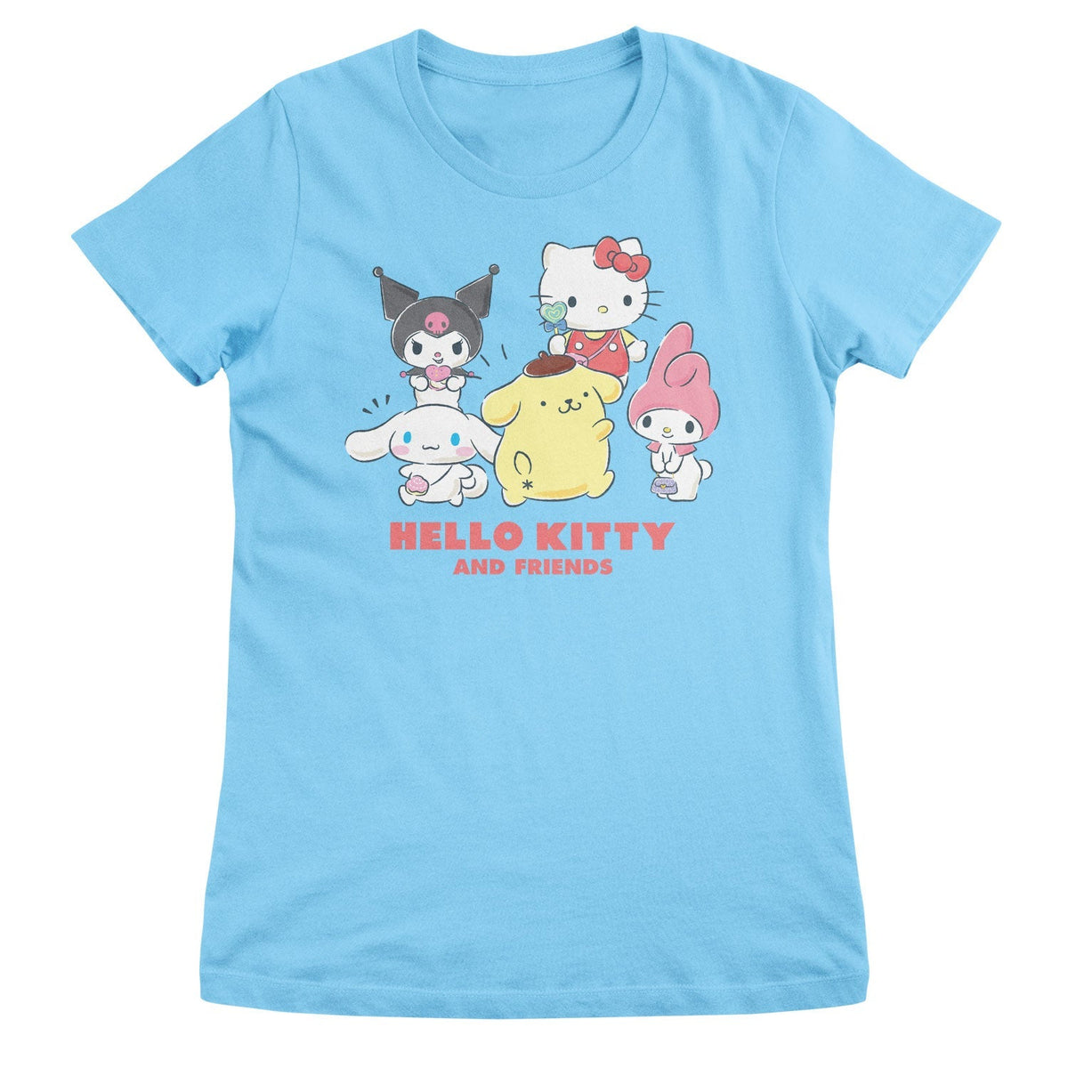 Hello Kitty and Friends Sketch Girly Tee – T-shirt femme