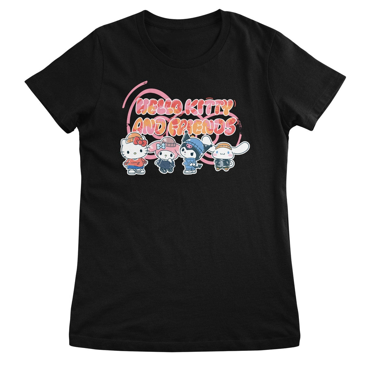 Hello Kitty and Friends Bubbles Girly Tee – T-shirt femme