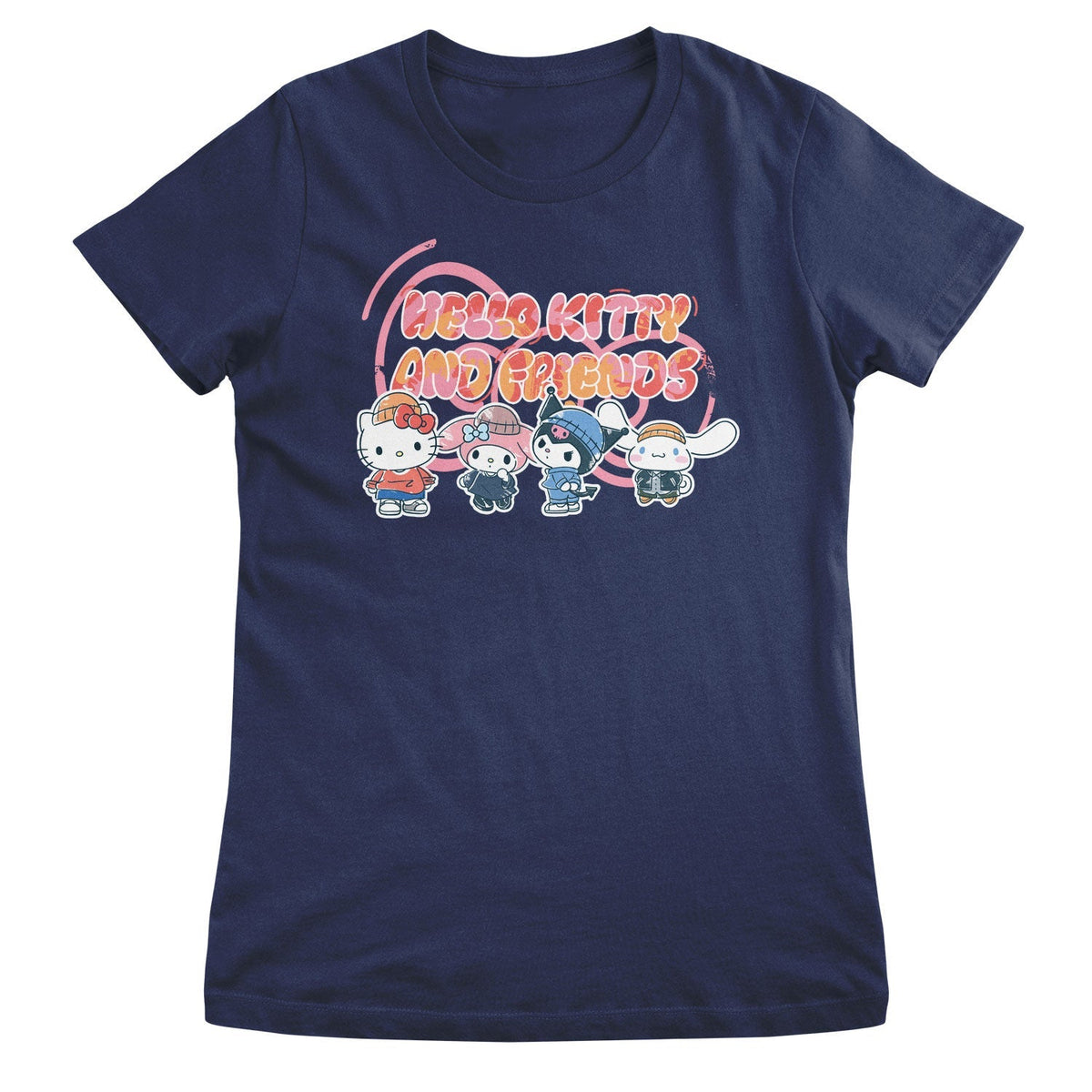 Hello Kitty and Friends Bubbles Girly Tee – T-shirt femme