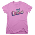 Kuromi Retro Pop Logo Girly Tee – T-shirt femme