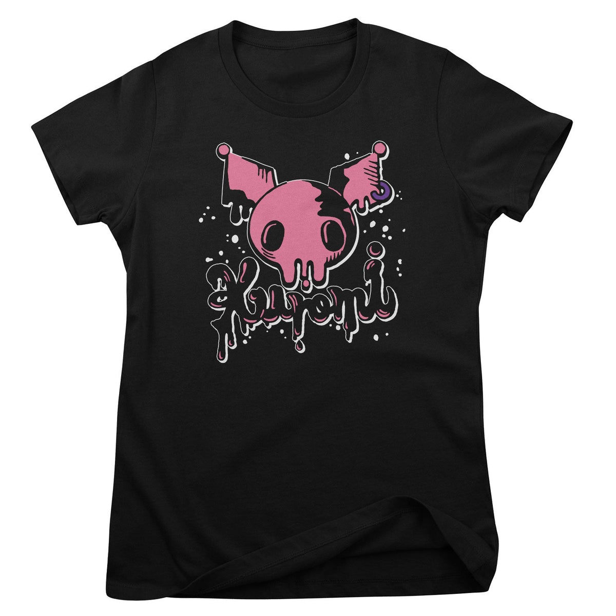 Kuromi Splash Girly Tee – T-shirt femme