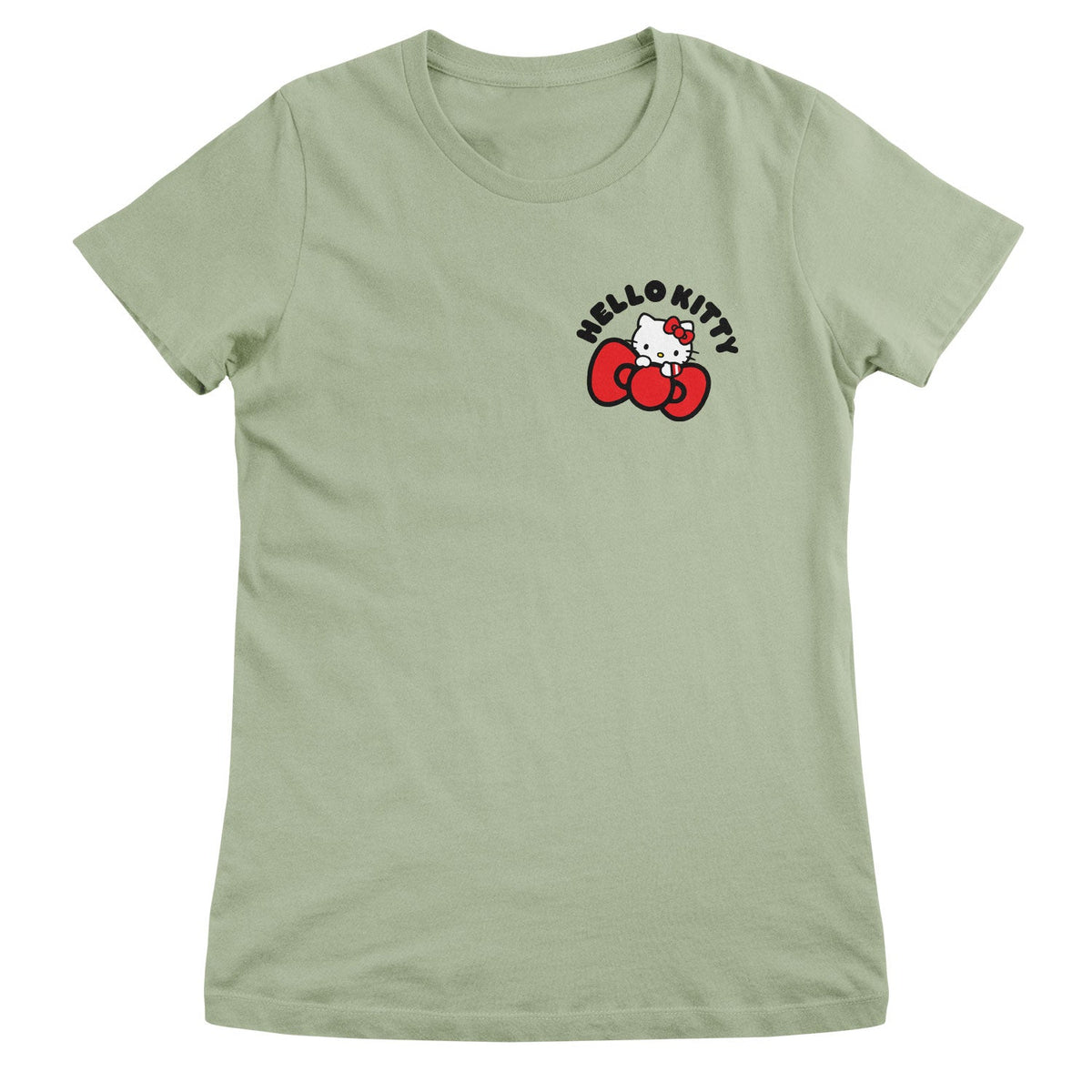 Hello Kitty Crest Bow Girly Tee – T-shirt femme
