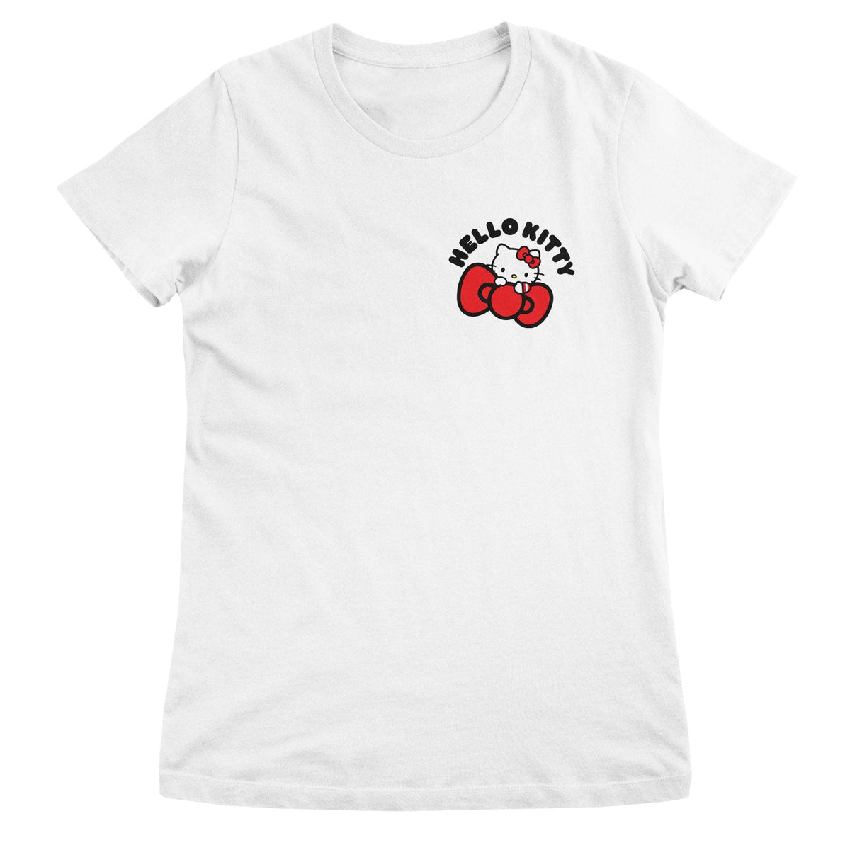 Hello Kitty Crest Bow Girly Tee – T-shirt femme
