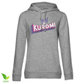 Kuromi Retro Pop Logo Girly Hoodie – Sweat à capuche femme