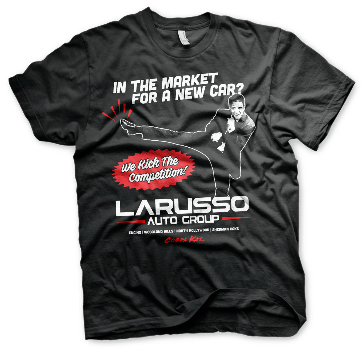 Cobra Kai - Larusso Auto Group T-Shirt – T-shirt