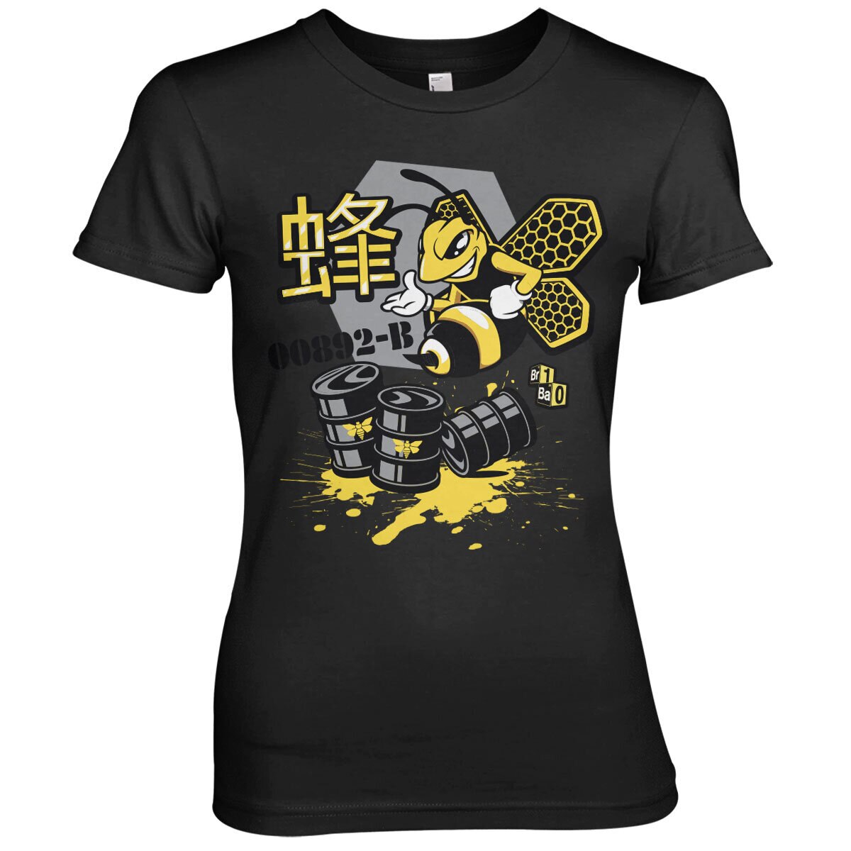 Breaking Bad Meth Bee 00892-B Girly Tee – T-shirt femme
