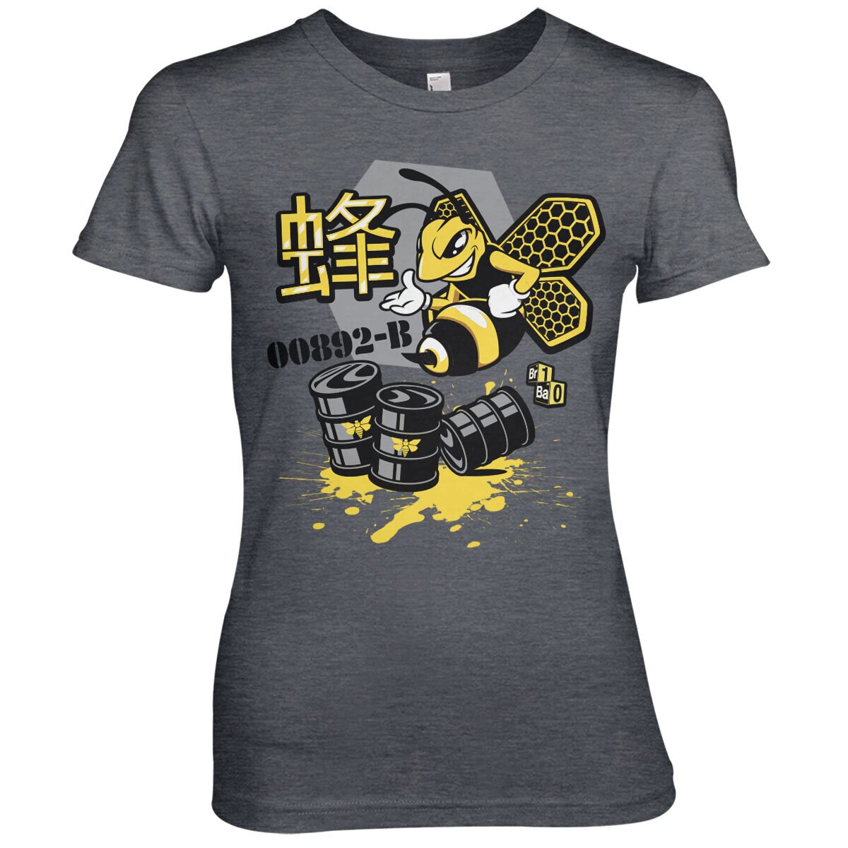 Breaking Bad Meth Bee 00892-B Girly Tee – T-shirt femme