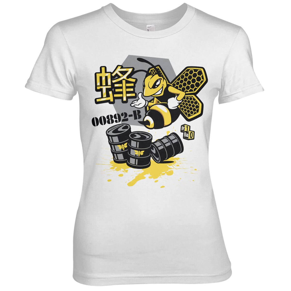 Breaking Bad Meth Bee 00892-B Girly Tee – T-shirt femme