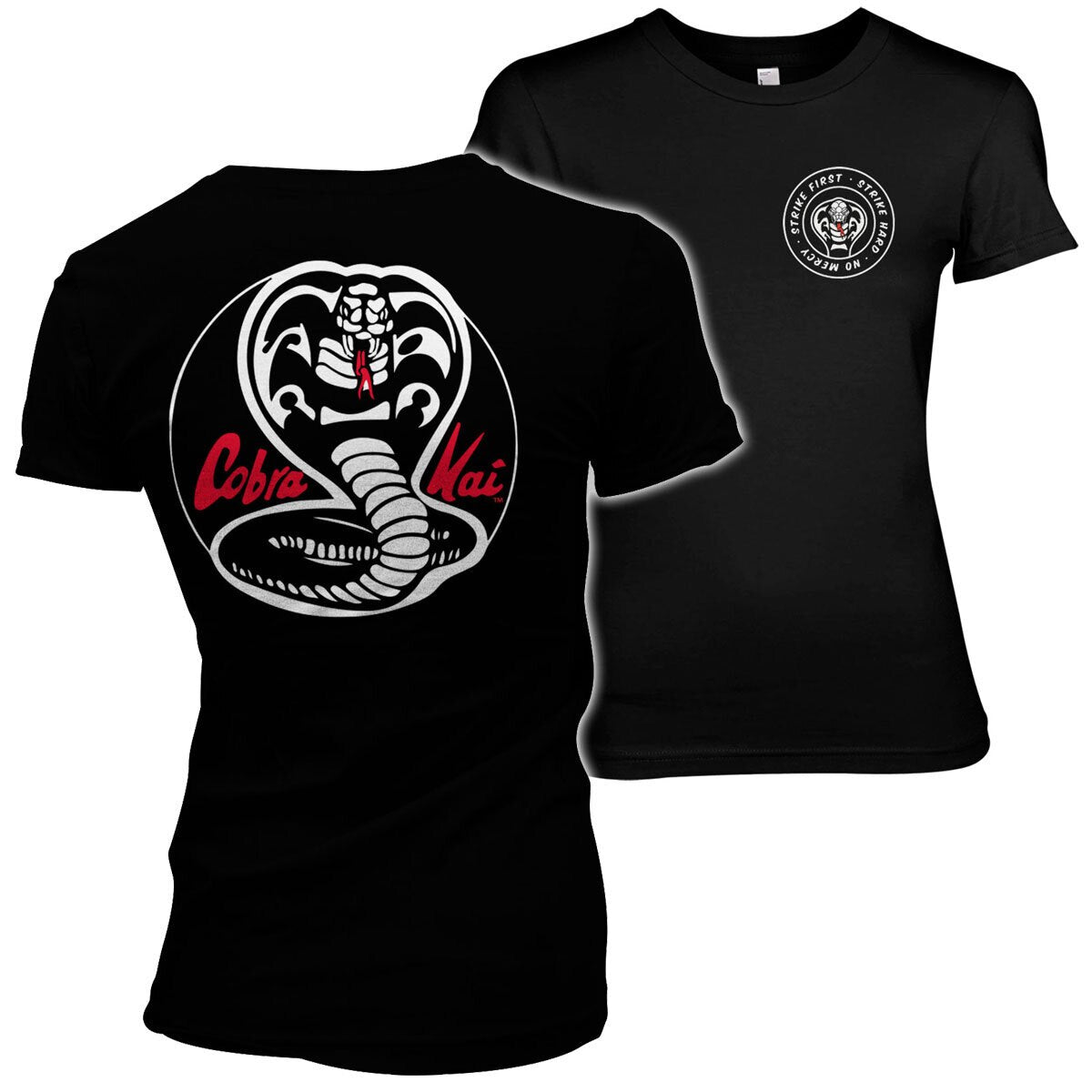 Cobra Kai White Patches Girly Tee – T-shirt femme