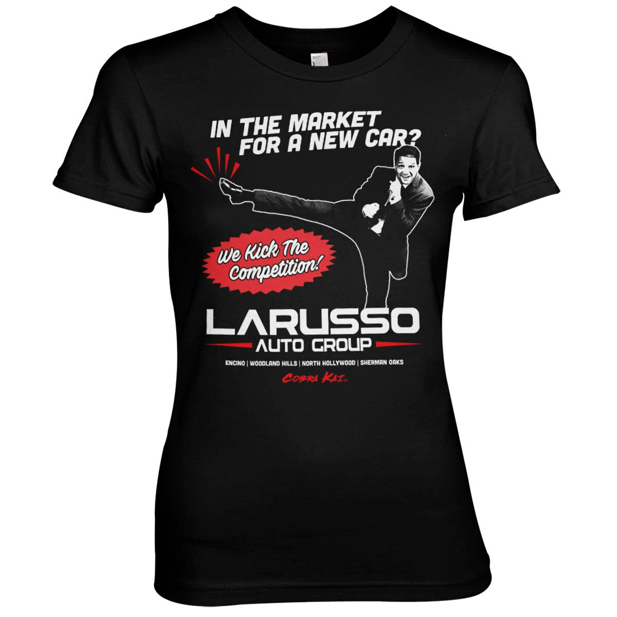Cobra Kai - Larusso Auto Group Girly Tee – T-shirt femme