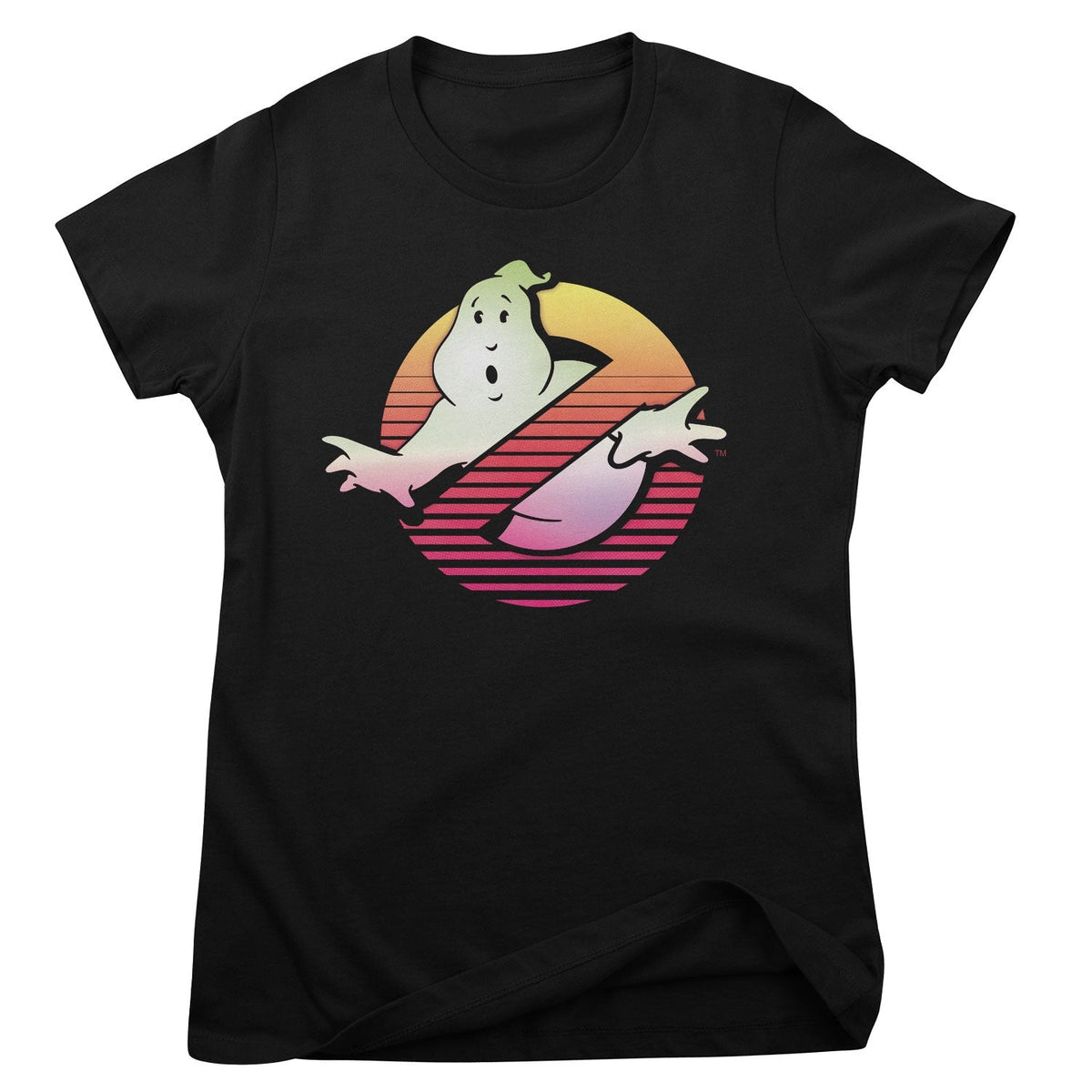 Ghostbusters (SOS Fantômes) Retro 80's Logo Girly Tee – T-shirt femme