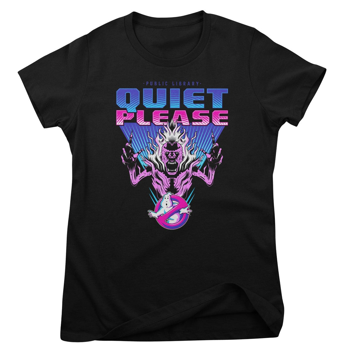 Ghostbusters (SOS Fantômes) - Quiet Zone Girly Tee – T-shirt femme