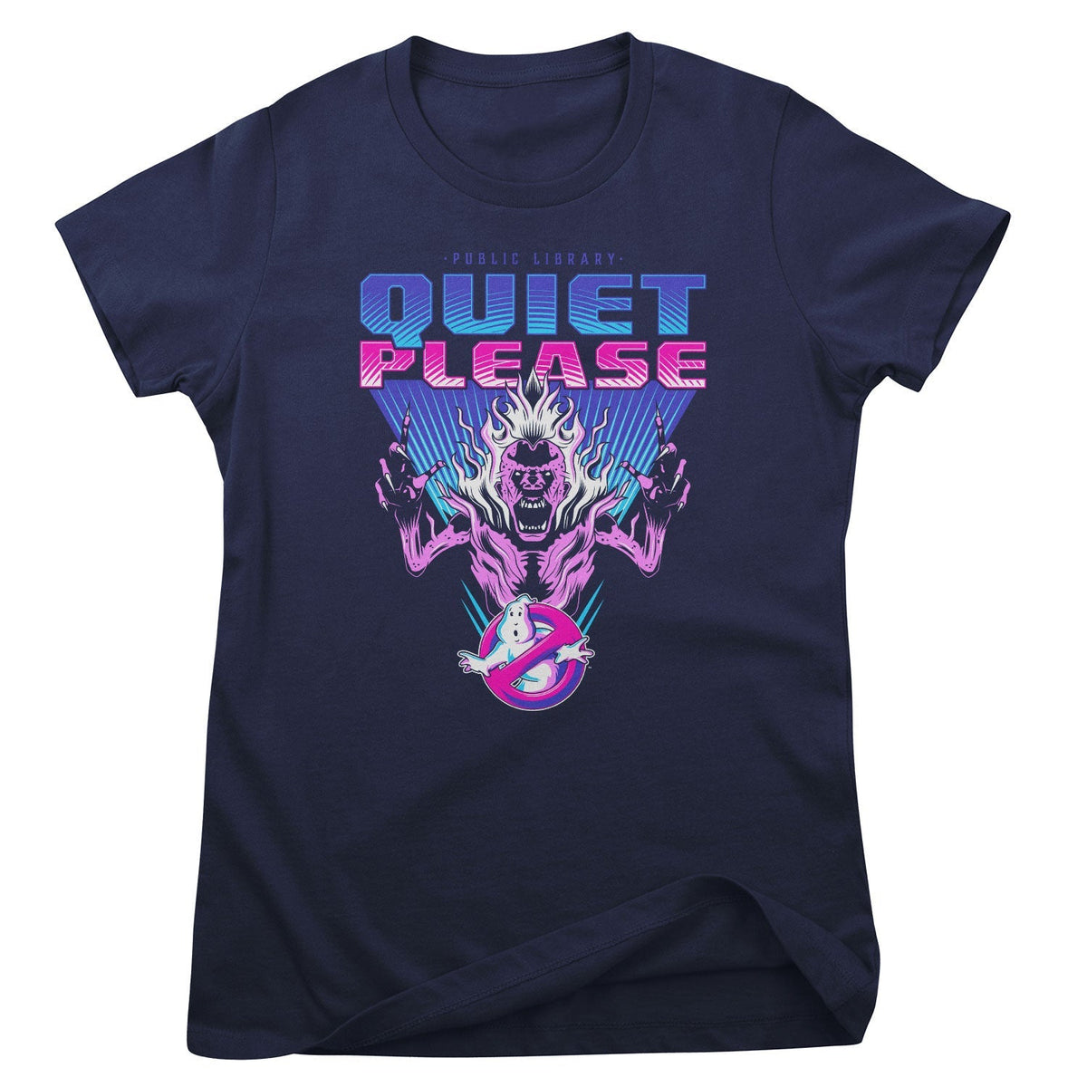 Ghostbusters (SOS Fantômes) - Quiet Zone Girly Tee – T-shirt femme