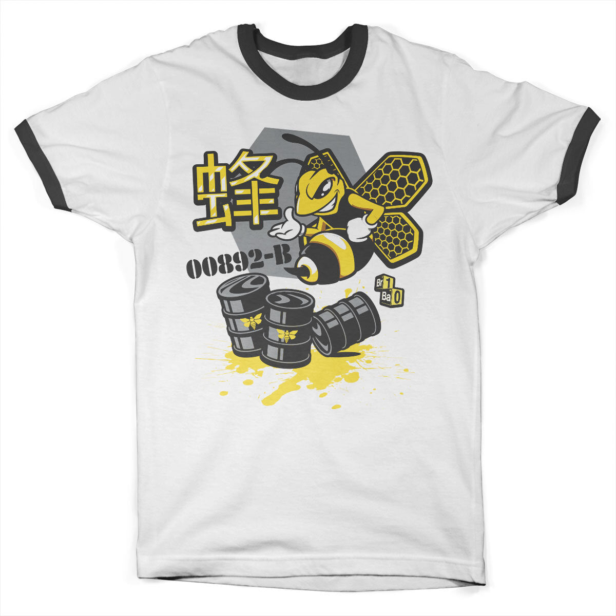 Breaking Bad Meth Bee 00892-B Ringer Tee – T-shirt ringer