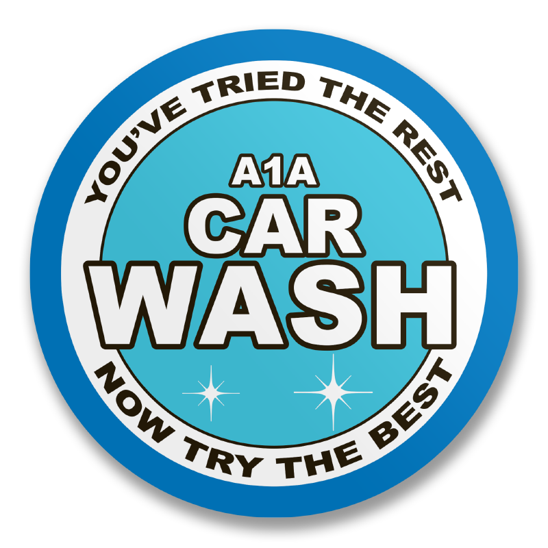 A1A Car Wash Sticker – Sticker