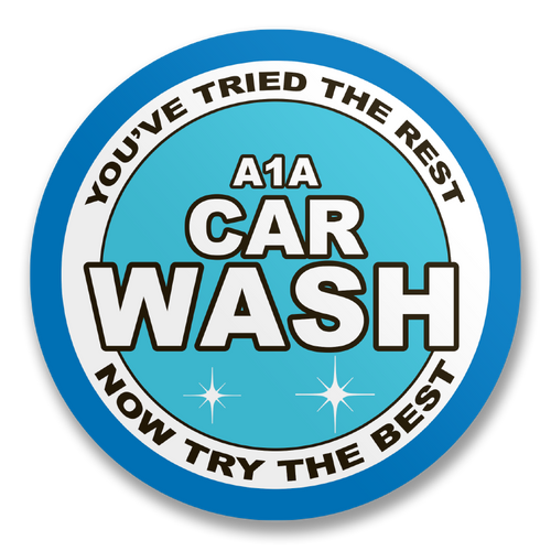 A1A Car Wash Sticker – Sticker