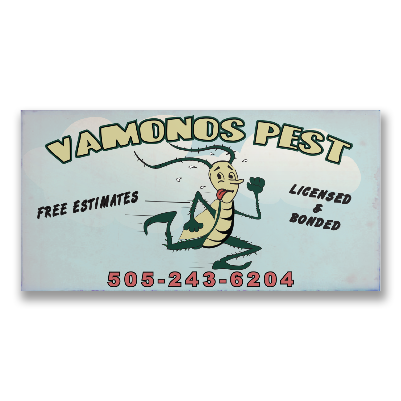 Vamonos Pest Road Sign Sticker – Sticker