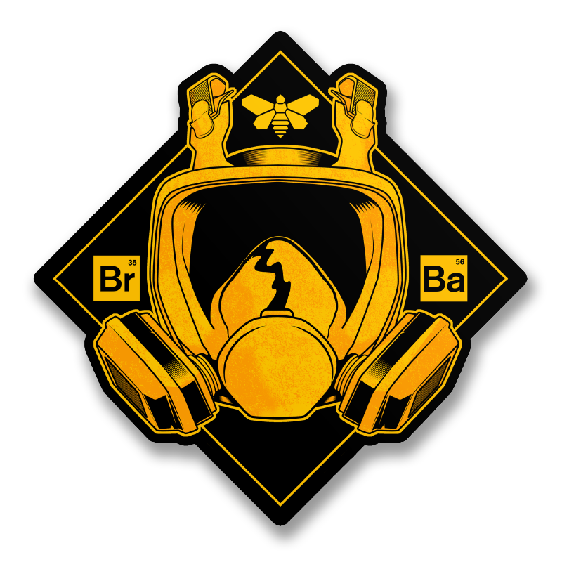 Breaking Bad Mask Sticker – Sticker