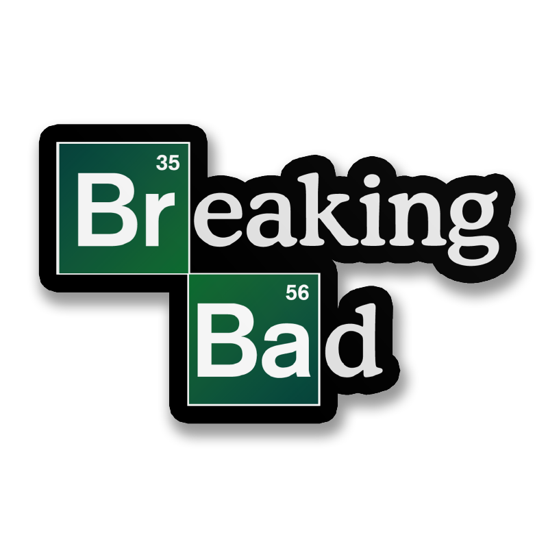 Breaking Bad Logotype Sticker – Sticker
