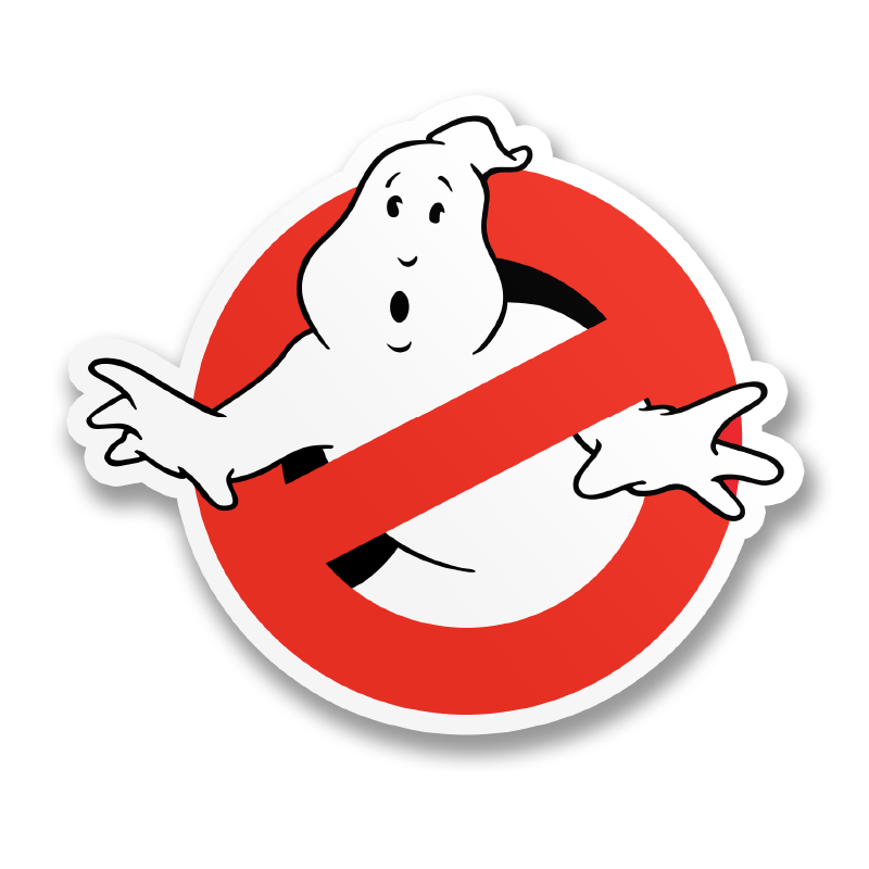 Ghostbusters (SOS Fantômes) Logotype Sticker – Sticker