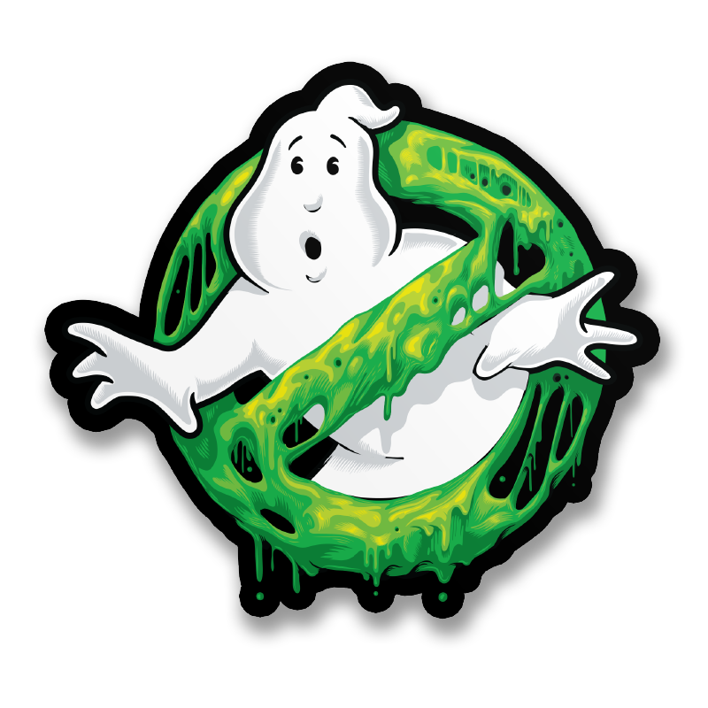 Ghostbusters (SOS Fantômes) Slime Logotype Sticker – Sticker