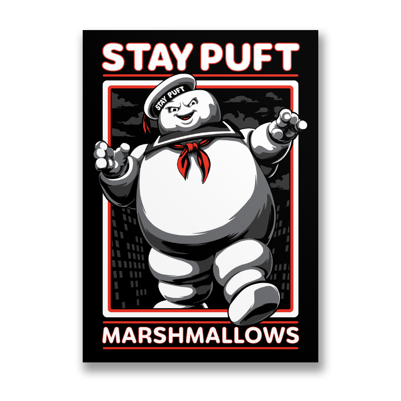SOS Fantômes - Stay Puft Marshmallows Sticker – Sticker