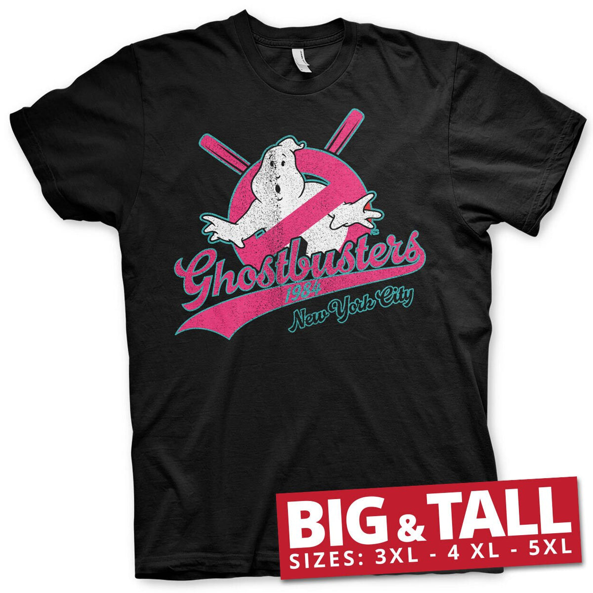 Ghostbusters (SOS Fantômes) - New York City Big & Tall T-Shirt – T-shirt grande taille